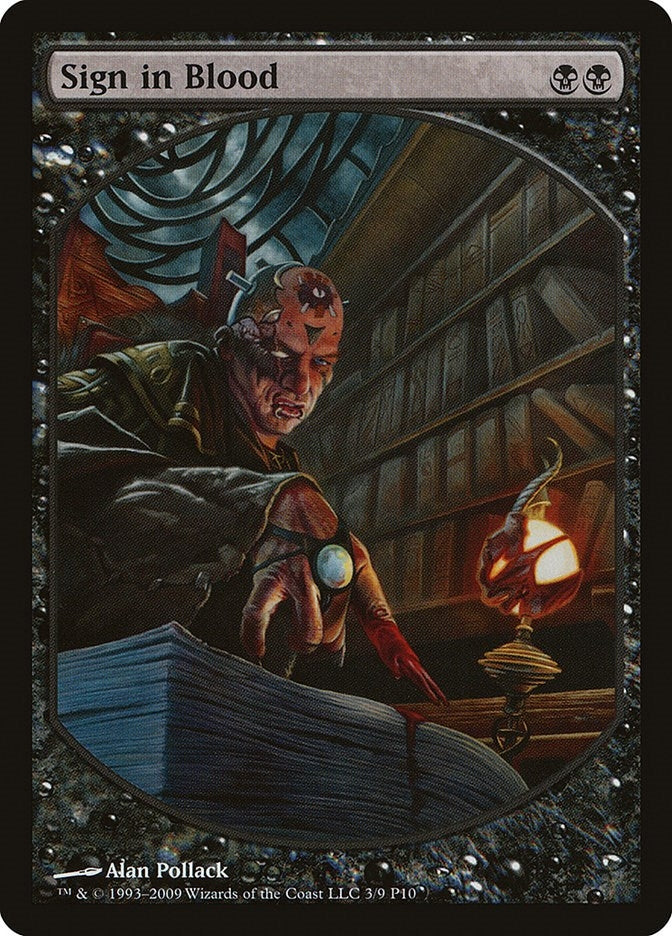 Image for Sign in Blood (3) (Magic Player Rewards) - Magic: The Gathering