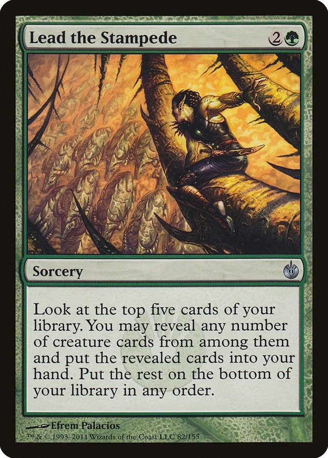 Image for Lead the Stampede (82) (Mirrodin Besieged) - Magic: The Gathering