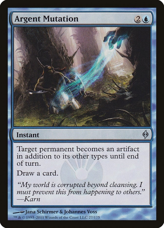 Image for Argent Mutation (27) (New Phyrexia) - Magic: The Gathering