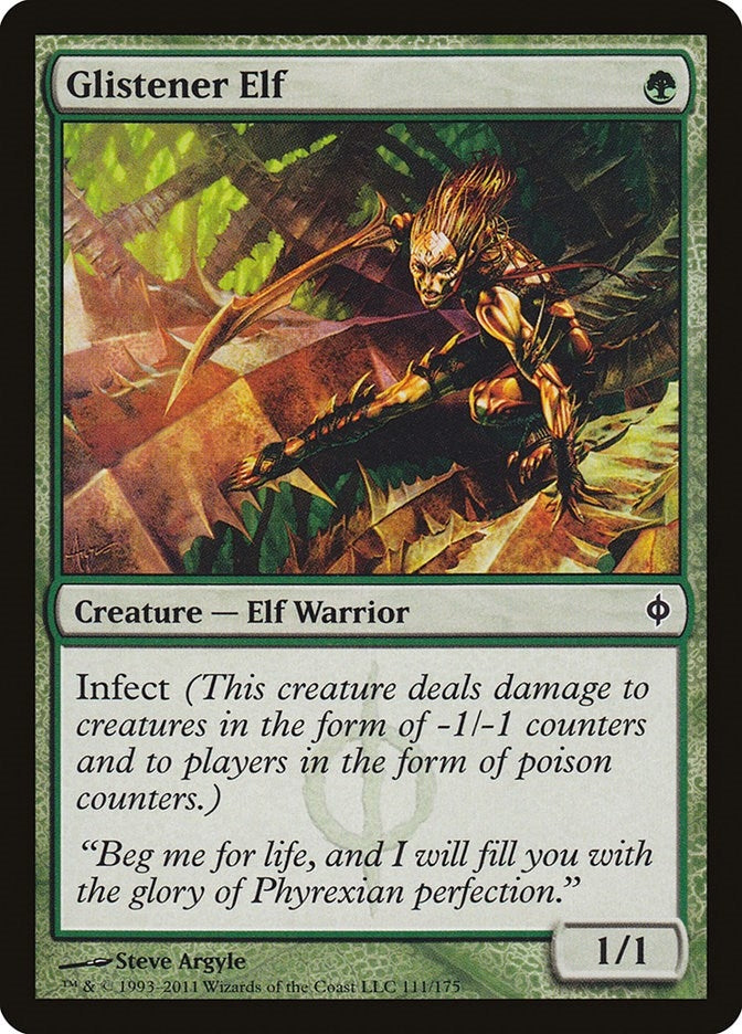 Image for Glistener Elf (111) (New Phyrexia) - Magic: The Gathering