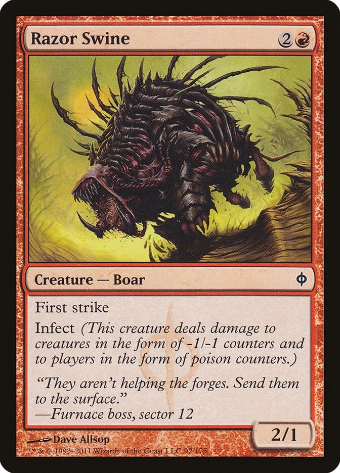 Image for Razor Swine (92) (New Phyrexia) - Magic: The Gathering