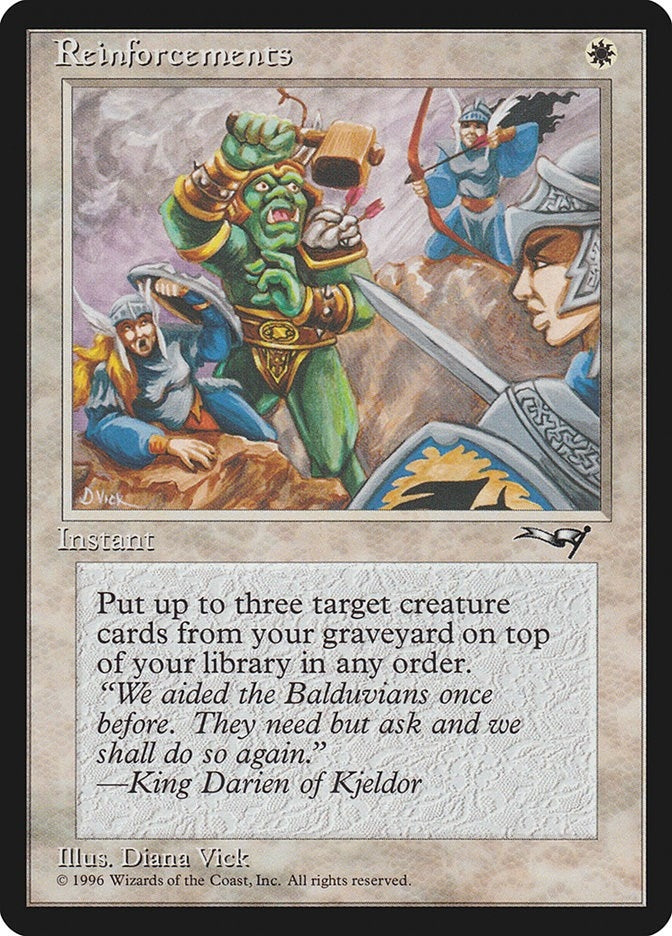Image for Reinforcements (Orc) (143) (Alliances) - Magic: The Gathering