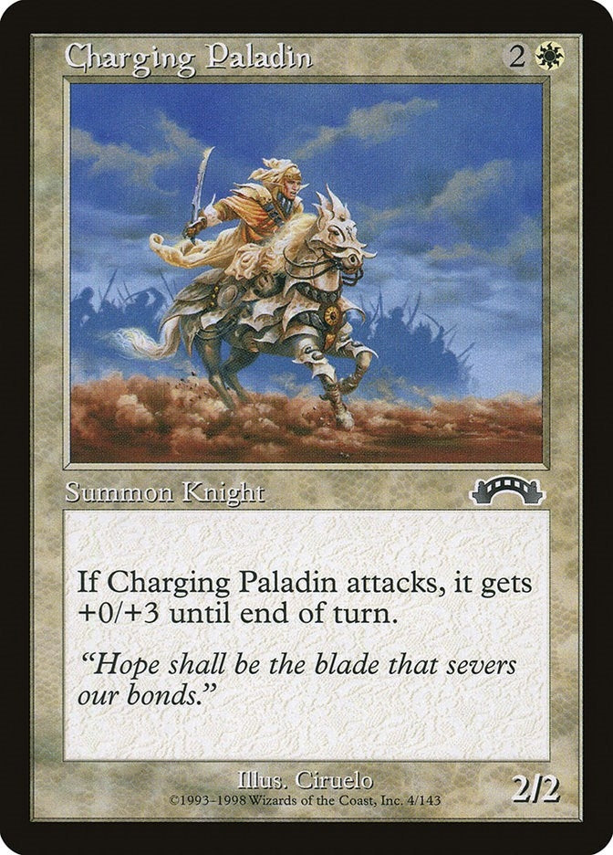 Image for Charging Paladin (4) (Exodus) - Magic: The Gathering