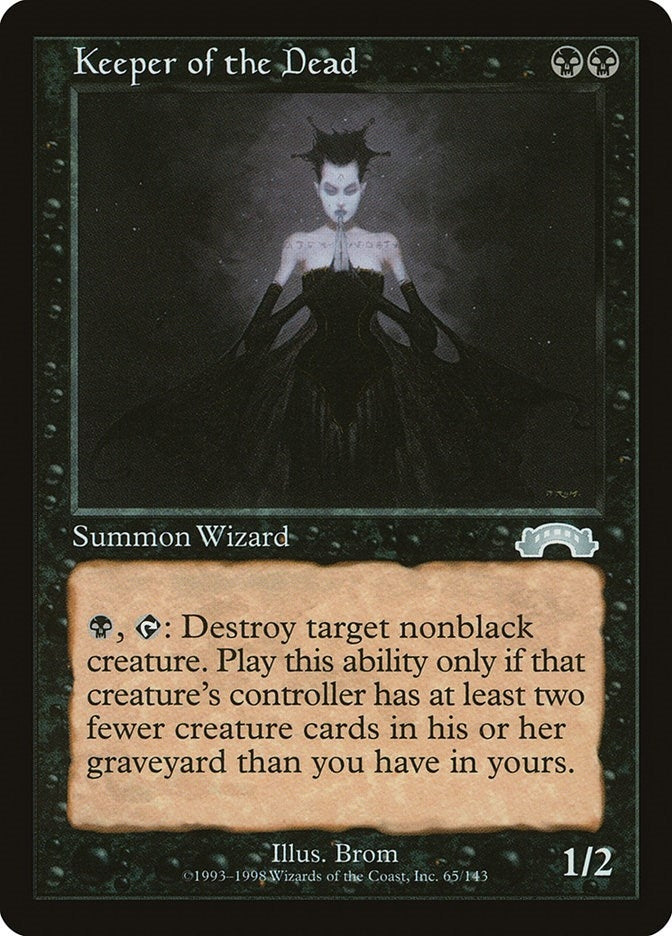 Image for Keeper of the Dead (65) (Exodus) - Magic: The Gathering
