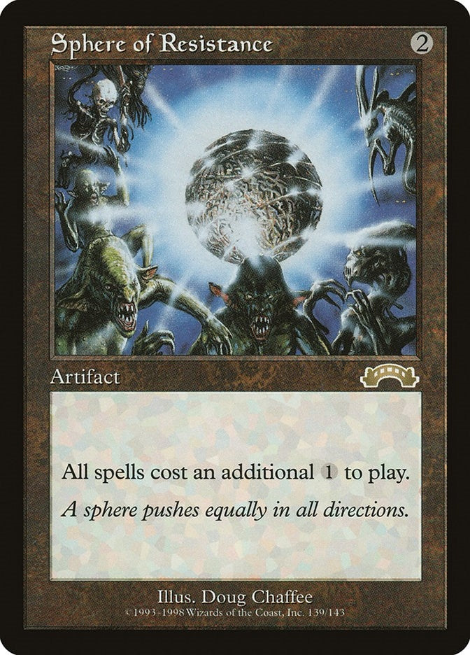 Image for Sphere of Resistance (139) (Exodus) - Magic: The Gathering