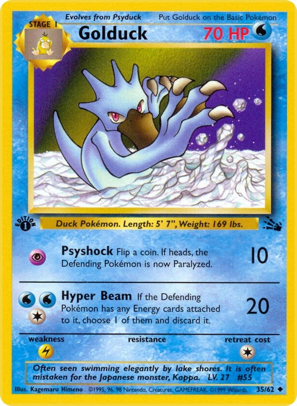 Image for Golduck (35/62) (Fossil) - Pokemon