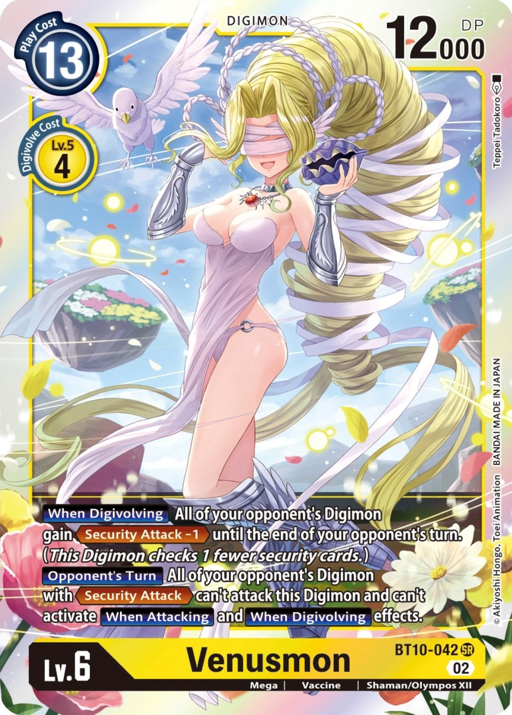 Image for Venusmon (BT10-042 SR) (Xros Encounter) - Digimon Card Game