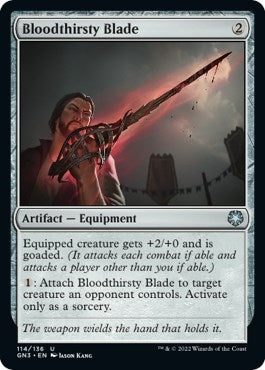 Image for Bloodthirsty Blade (114) (Magic Game Night: Free-For-All) - Magic: The Gathering
