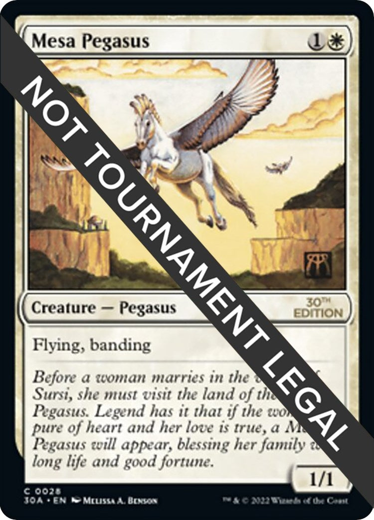 Image for Mesa Pegasus (28) (30th Anniversary Edition) - Magic: The Gathering