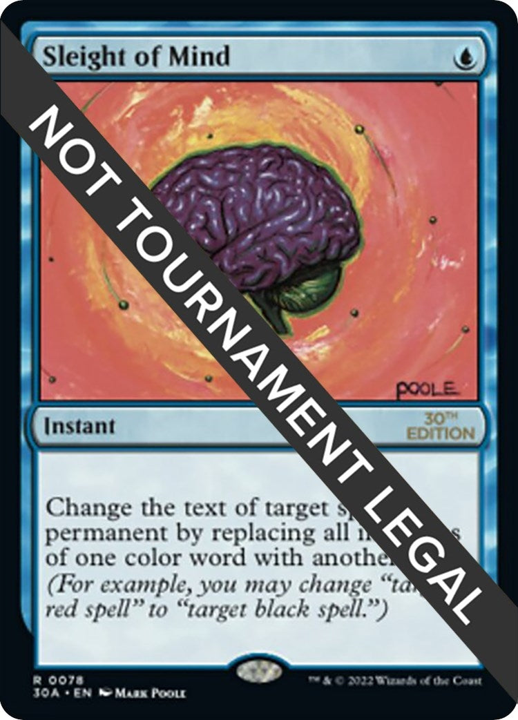 Image for Sleight of Mind (78) (30th Anniversary Edition) - Magic: The Gathering