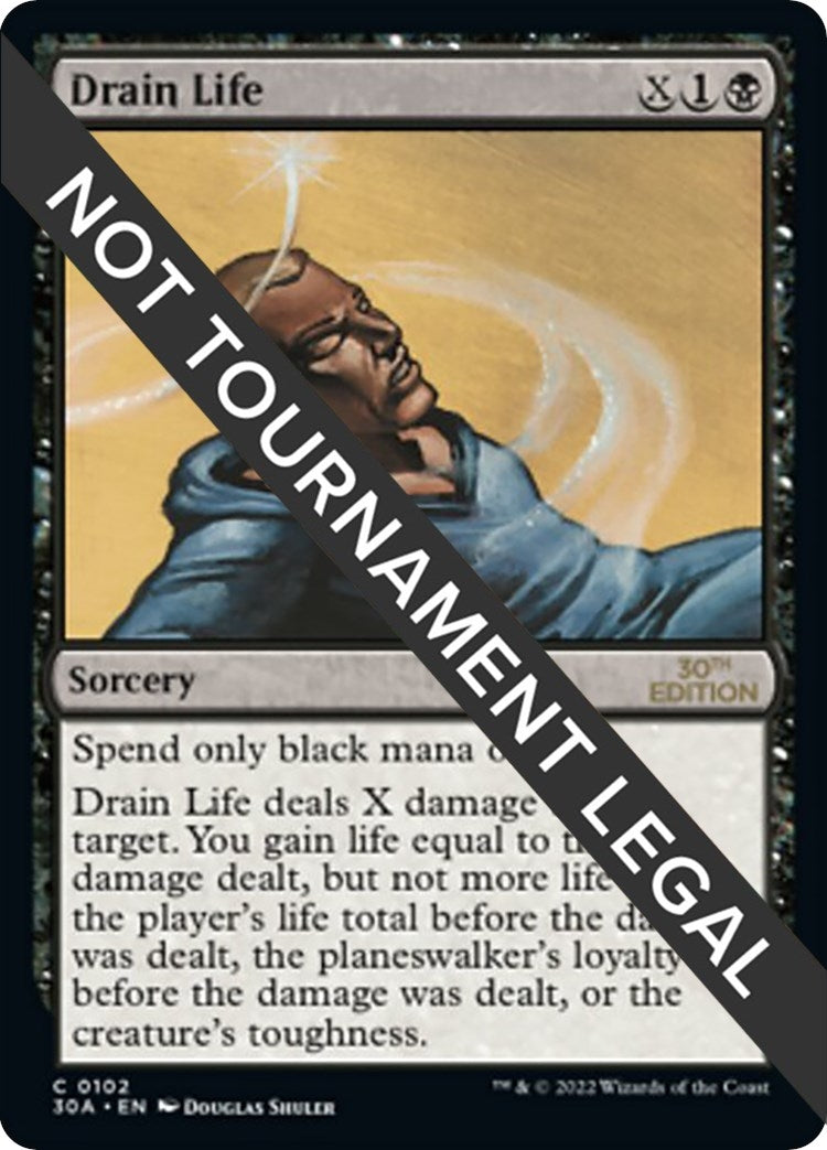 Image for Drain Life (102) (30th Anniversary Edition) - Magic: The Gathering
