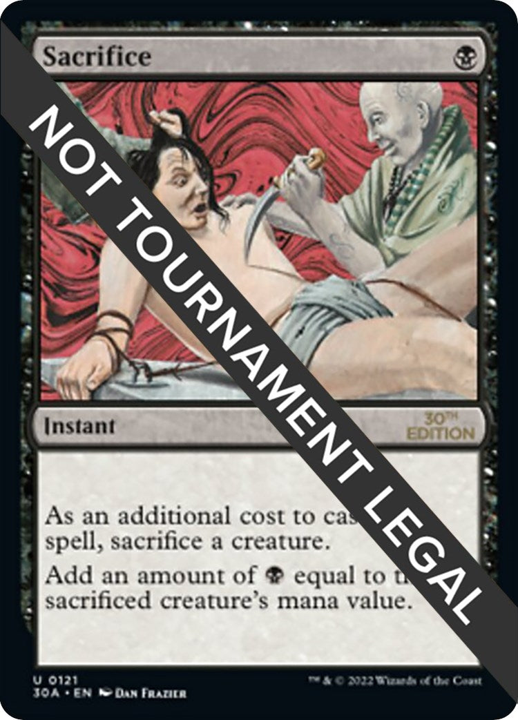 Image for Sacrifice (121) (30th Anniversary Edition) - Magic: The Gathering