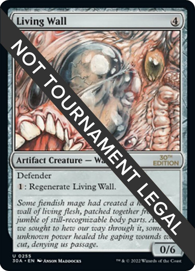 Image for Living Wall (255) (30th Anniversary Edition) - Magic: The Gathering