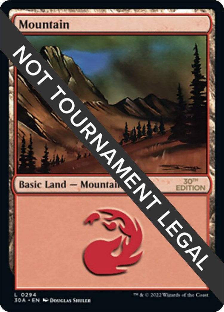 Image for Mountain (294) (294) (30th Anniversary Edition) - Magic: The Gathering