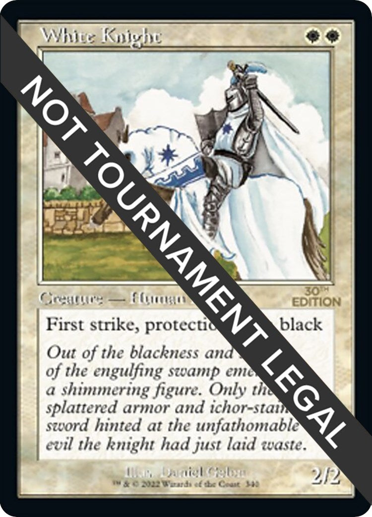 Image for White Knight (Retro Frame) (340) (30th Anniversary Edition) - Magic: The Gathering