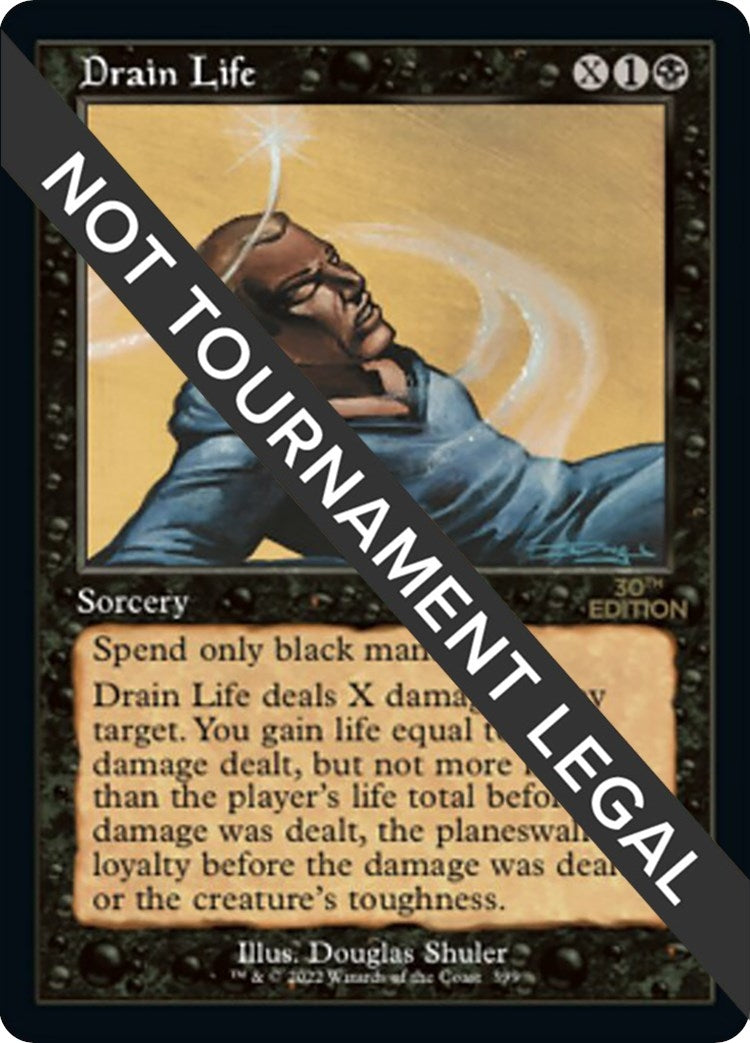 Image for Drain Life (Retro Frame) (399) (30th Anniversary Edition) - Magic: The Gathering