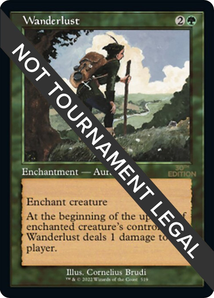 Image for Wanderlust (Retro Frame) (519) (30th Anniversary Edition) - Magic: The Gathering