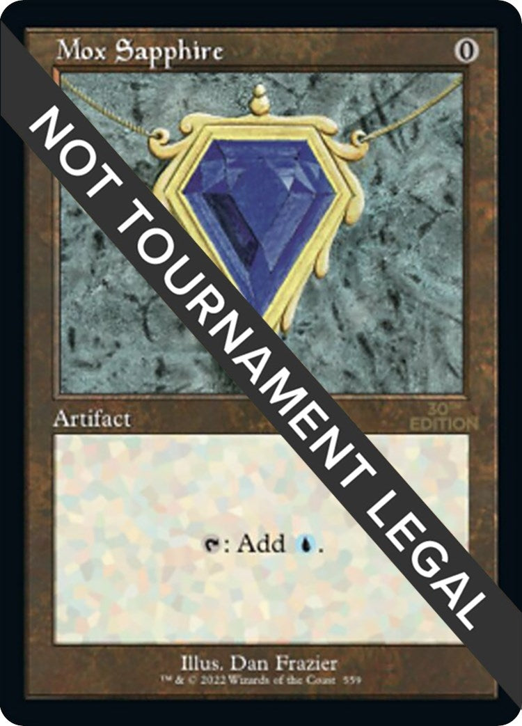 Image for Mox Sapphire (Retro Frame) (559) (30th Anniversary Edition) - Magic: The Gathering