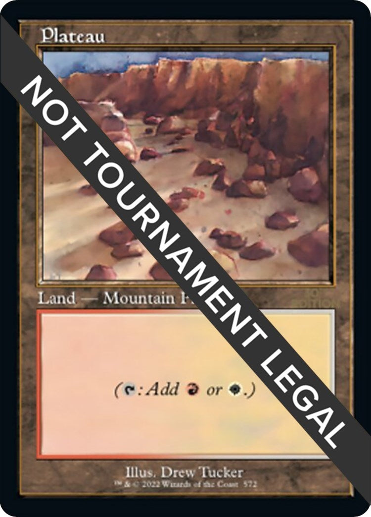 Image for Plateau (Retro Frame) (572) (30th Anniversary Edition) - Magic: The Gathering