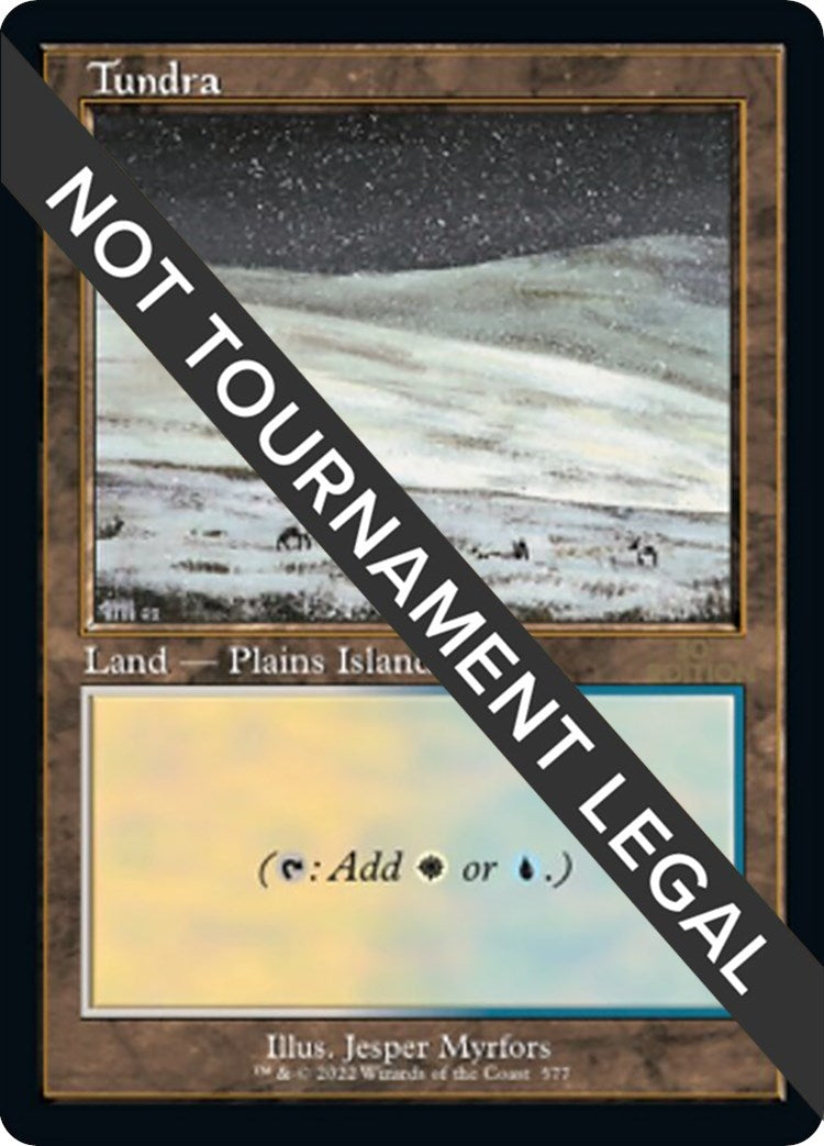 Image for Tundra (Retro Frame) (577) (30th Anniversary Edition) - Magic: The Gathering