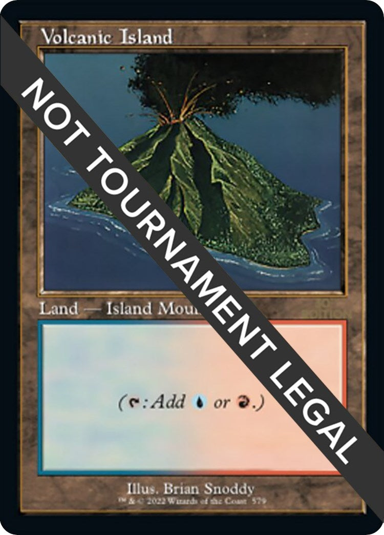 Image for Volcanic Island (Retro Frame) (579) (30th Anniversary Edition) - Magic: The Gathering
