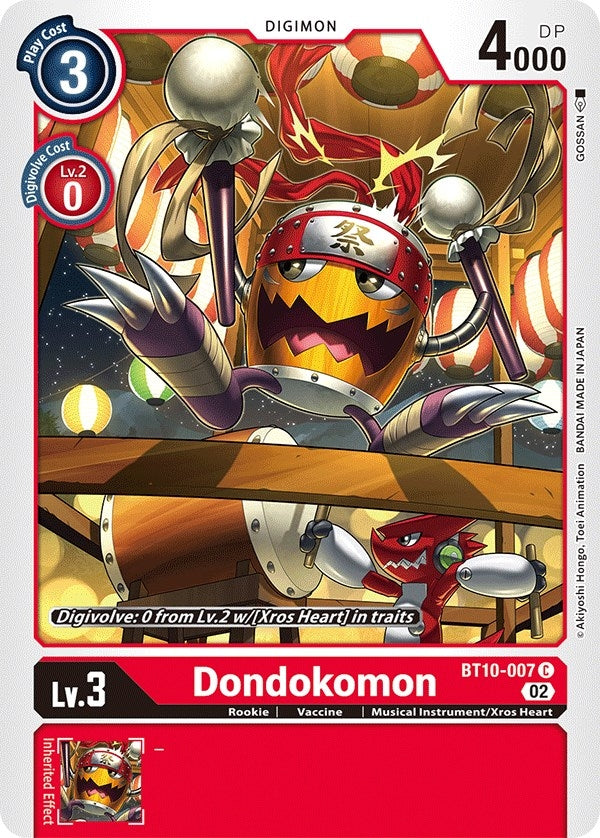 Image for Dondokomon (BT10-007 C) (Xros Encounter) - Digimon Card Game