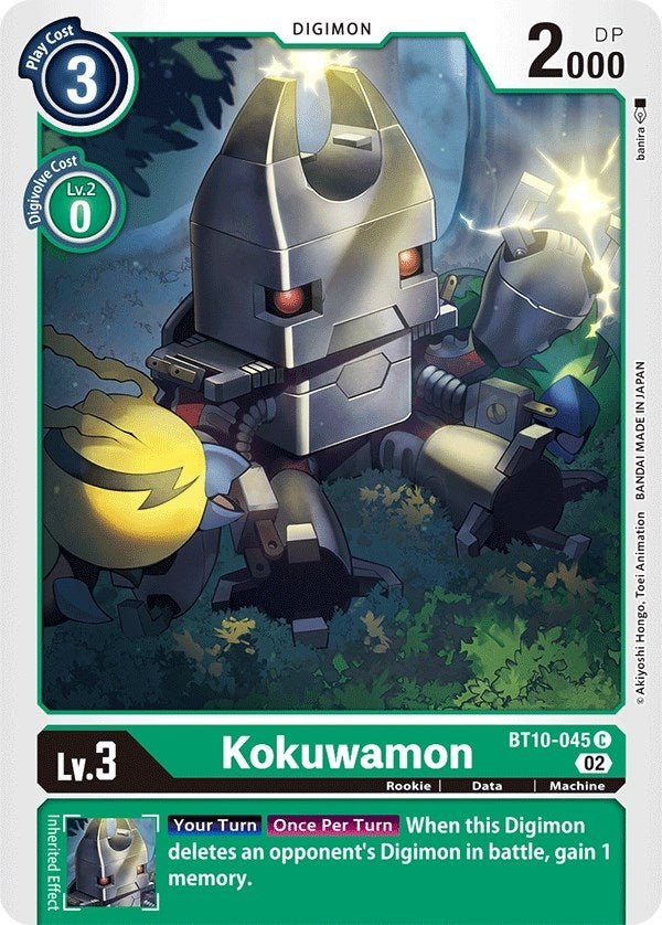 Image for Kokuwamon (BT10-045 C) (Xros Encounter) - Digimon Card Game