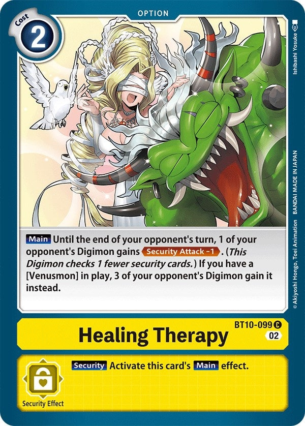 Image for Healing Therapy (BT10-099 C) (Xros Encounter) - Digimon Card Game