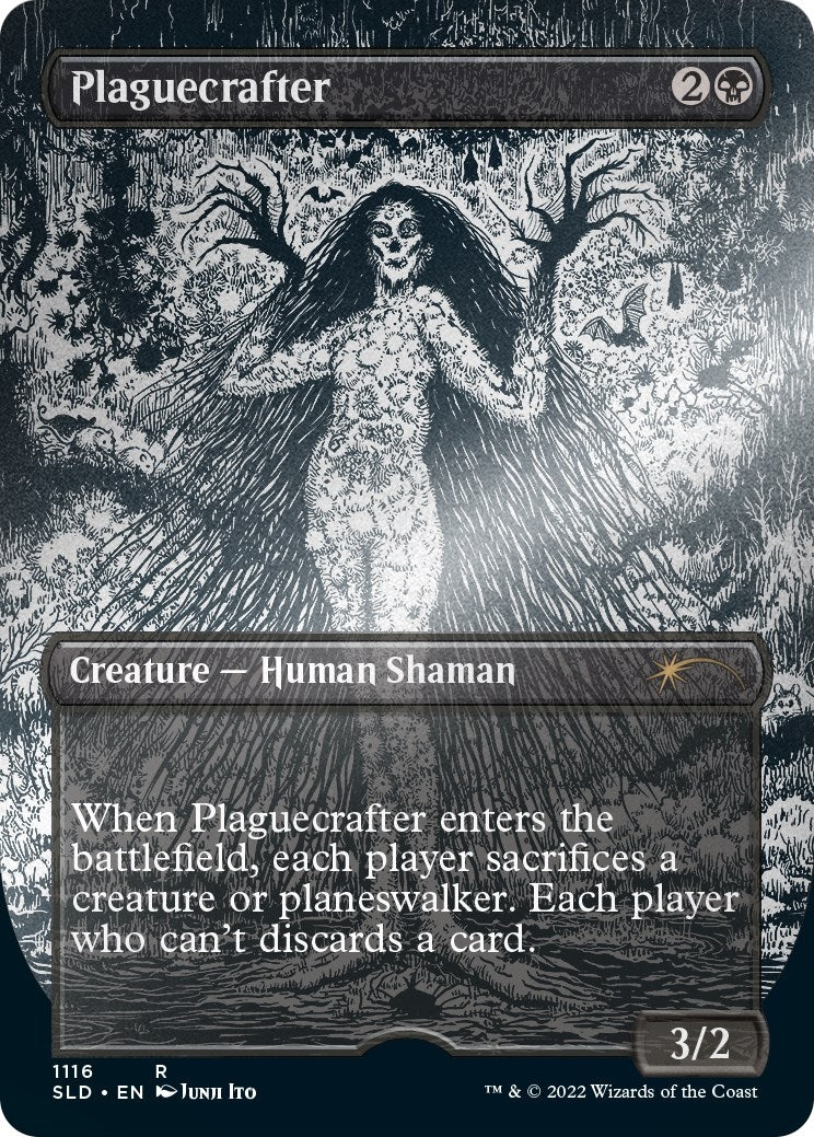 Image for Plaguecrafter (Borderless) (Foil Etched) (1116) (Secret Lair Drop Series) - Magic: The Gathering