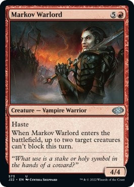 Image for Markov Warlord (573) (Jumpstart 2022) - Magic: The Gathering