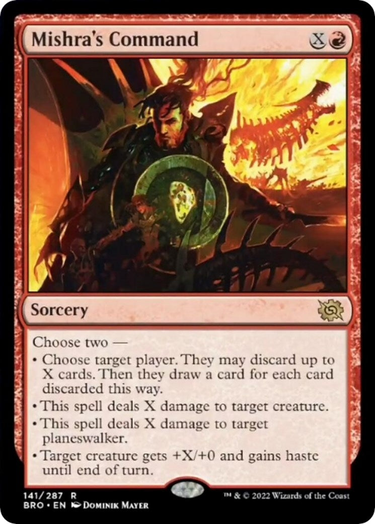 Image for Mishra's Command (141) (The Brothers' War) - Magic: The Gathering