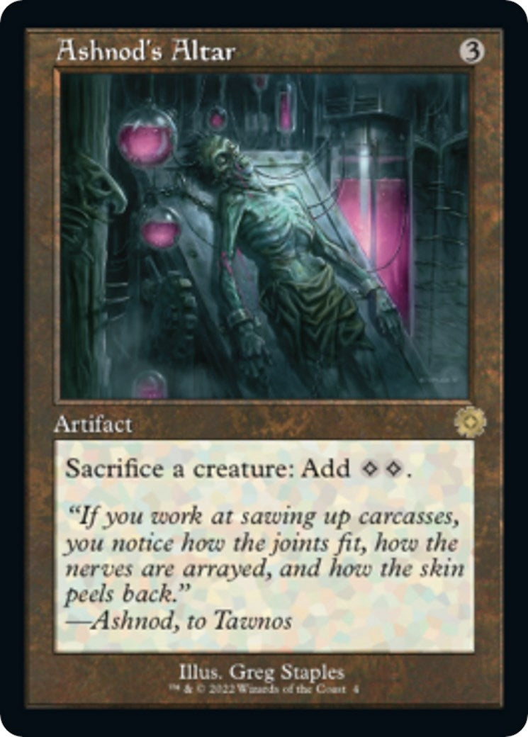 Image for Ashnod's Altar (4) (The Brothers' War: Retro Frame Artifacts) - Magic: The Gathering