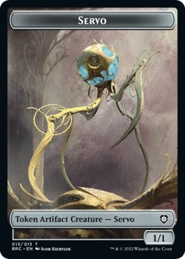 Image for Servo // Phyrexian Horror Double-Sided Token (13 // 11) (Commander: The Brothers' War) - Magic: The Gathering