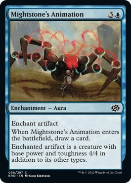 Image for Mightstone's Animation (58) (The Brothers' War) - Magic: The Gathering