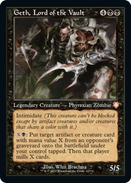 Image for Geth, Lord of the Vault (Retro Frame) (107) (Commander: The Brothers' War) - Magic: The Gathering