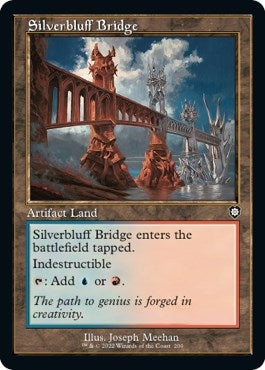 Image for Silverbluff Bridge (Retro Frame) (200) (Commander: The Brothers' War) - Magic: The Gathering