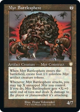 Image for Myr Battlesphere (Retro Frame) (151) (Commander: The Brothers' War) - Magic: The Gathering
