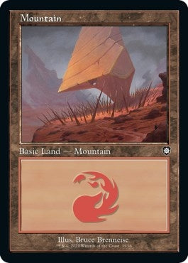 Image for Mountain (35) (Retro Frame) (35) (Commander: The Brothers' War) - Magic: The Gathering