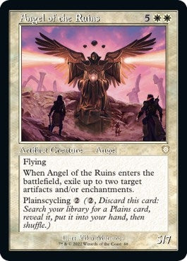 Image for Angel of the Ruins (Retro Frame) (68) (Commander: The Brothers' War) - Magic: The Gathering
