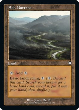 Image for Ash Barrens (Retro Frame) (174) (Commander: The Brothers' War) - Magic: The Gathering