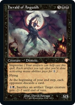 Image for Herald of Anguish (Retro Frame) (108) (Commander: The Brothers' War) - Magic: The Gathering