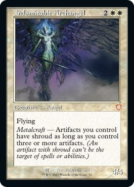 Image for Indomitable Archangel (Retro Frame) (72) (Commander: The Brothers' War) - Magic: The Gathering