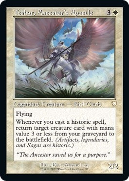 Image for Teshar, Ancestor's Apostle (Retro Frame) (77) (Commander: The Brothers' War) - Magic: The Gathering