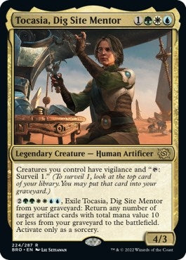 Image for Tocasia, Dig Site Mentor (224) (The Brothers' War) - Magic: The Gathering