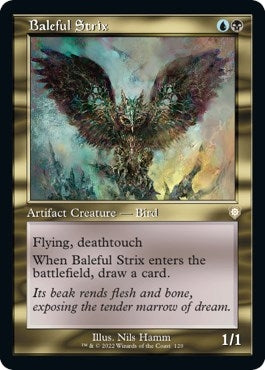 Image for Baleful Strix (Retro Frame) (120) (Commander: The Brothers' War) - Magic: The Gathering