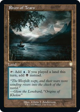 Image for River of Tears (Retro Frame) (197) (Commander: The Brothers' War) - Magic: The Gathering