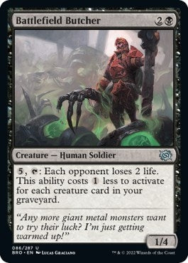 Image for Battlefield Butcher (86) (The Brothers' War) - Magic: The Gathering