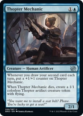 Image for Thopter Mechanic (68) (The Brothers' War) - Magic: The Gathering