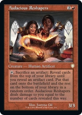 Image for Audacious Reshapers (Retro Frame) (112) (Commander: The Brothers' War) - Magic: The Gathering