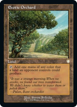 Image for Exotic Orchard (Retro Frame) (185) (Commander: The Brothers' War) - Magic: The Gathering